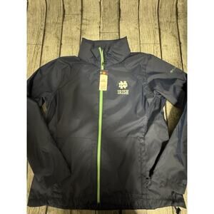 NWT Women’s Columbia Notre Dame Fighting Irish Full Zip Lightweight Jacket XL